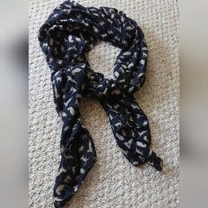 Dancing Cat Chiffon Scarf